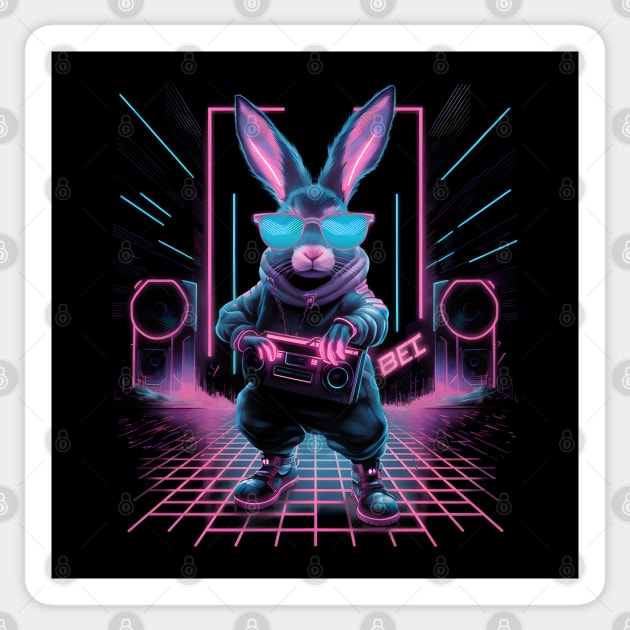 BEI BE Easter Bunny Beats Sticker by MakerMind8.2
